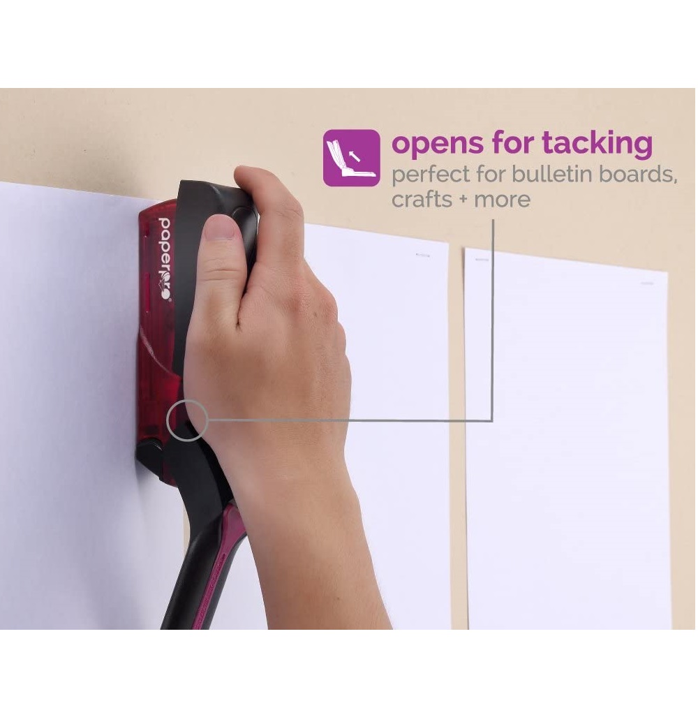 PaperPro Compact Classic Stapler, 15 Sheet, 80% Easier Stapling, Assorted
