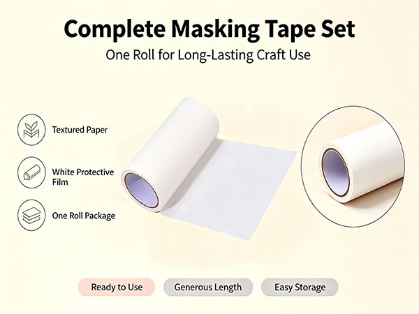 SUPERFINDINGS 20m 1Roll Masking Film, Tape Textured Paper for Painting Masking Frisket Tracing Frisket for Artists Airbrush Graphics Automotive Motorcycle