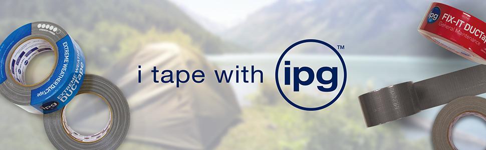 Intertape Polymer Group IPG Fix-It DUCTape, General Maintenance Duct Tape, 1.88" x 55 yd, Silver (Single Roll)