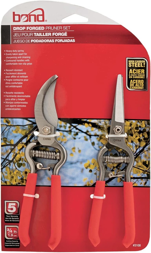 Bond Drop Forged Pruner Set