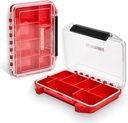 IPX4 Waterproof Small Storage Parts Organizer, Small Parts Case with Removable Dividers, Screwdriver Bit Set Box(2 Boxes)