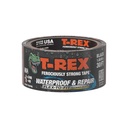 T-Rex Flexible Waterproof Tape - Heavy Duty Adhesive Waterproofing Tape for Repair, Leaks, Roof Patches - Extreme Weather & UV Resistance - Black, 1.88" x 30 ft. (Pack of 1)
