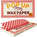 Katbite 120 Sheets Christmas Pop-Up Dry Grease-Resistant Checkered Deli Paper, 12x10.75", "Wax Paper Sheets for Food, Burritos or Sandwiches