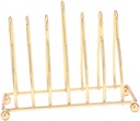 Dish Storage Rack Plate Holder Decorative Plate Organizer Drainage Design for Easy Use