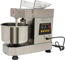 Commercial Food Mixer, 10.5Qt 0.75Kw Dual Rotating Dough Kneading Machine with Stainless Steel Bowl, Security Shield Included