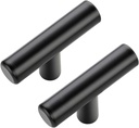 JOY DECOR 60 Pack Cabinet Knobs, Black Cabinet Handles, 2in Kitchen Cabient Knobs, Single Hole Drawer Knobs for Dresser Drawers
