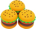 5ml Hamburger Silicone Wax Containers Non-stick Concentrate Jar Multi-use (3)