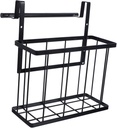 PRETYZOOM Bathroom Shelf Kitchen Spice Hanging Storage Multi-use Hanging Basket Easy Install Rust-free