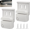 Garage Door Bracket Compatible R-ing Alarm Contact Sensors 2nd Gen, Safety Accessories for Easy Garage Door Installation