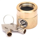 The FaucetLock | Heavy Duty Brass Construction | Prevents Water Theft & Secures Outdoor Bibbs | Promotes Water Conservation | Keyed Randomly | FSS 50 | 1 Pack
