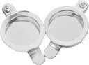 ABOOFAN 2pcs Solid Back Cover for Door Peephole Privacy Extra Thick Security Cover Plate