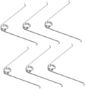 Yardwe 6Pcs Stainless Steel Pruner Replacement Springs V Shape Garden Scissor Parts for Easy Installation Durable Hand Pruner Accessories for Gardening Tools