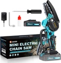 Saker Mini Chainsaw,Portable Electric Chainsaws Cordless,Handheld Chain Saw Pruning Shears Chain Saws for Tree Branches,Courtyard,Household and Garden,Christmas Gifts for Men Dad Husband Women