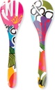 French Bull Salad Server 2 Piece Set - Melamine Dinnerware - 13" - Outdoor, Party, Utensils - Oasis