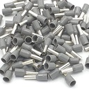 Rpi 상점 - 4개의 SQMM (E4009) 철사 Ferrules 구리 주름 연결관, 철사 주름을 잡는 공구 장비, 격리된 코드 Pin 끝 맨끝, 100 PC의 색깔 회색 팩