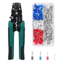 HASTHIP 200 PC 철사 Crimper 장비, 4개의 크기, 22-10 AWG 주름 연결관