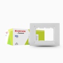 Panasonic Roma Classic 8 단위 수평한 Tresa에 의하여 닻 스위치 널을 위한 광택 있는 백색 판 (백색, 30384WH-PK 2) 명세