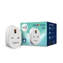 Wipro 16A Wi-Fi Smart Plug with Energy Monitoring- Geysers, 마이크로파 오븐, 에어 컨디셔너 (Alexa 및 Assistant)와 같은 대형 기기에 적합 이름 *