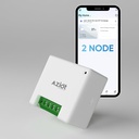 AZIOT 2 노드 스마트 스위치 - WiFi / Bluetooth 통신 - 인도에서 만든 - 타이머 기능 - 홈 및 Alexa와 작동 ... (2 노드)