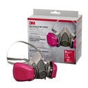 3M P100/OV 냄새/미립 다 목적 재사용할 수 있는 인공호흡기 65021, NIOSH-APPROVED 유기 증기 카트리지, 매체