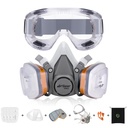 AirGearPro G-500 재사용 가능한 인공호흡기 마스크 A1P2 Vapor 및 먼지 필터