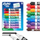 EXPO 드라이 Erase Markers, 낮은 냄새 잉크, 분류 된 색상, 치셀 팁, 16 카운트 - 화이트 보드, 캘린더, 조직, 학교로 돌아, 교사 용품