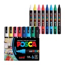 POSCA® PC-5M 물 근거한 아크릴 페인트 감적, 중간 끝, 8 조사