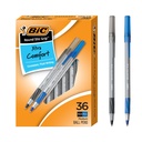 BIC 볼펜, 블랙, 블루 잉크, 36-Count