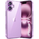 TheGiftKart Ultra-Hybrid Crystal Clear Back Case Cover for iPhone 17 | 내진성 디자인 | iPhone 17용 하드 백 커버 케이스 (PC 및 TPU, 투명)