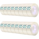 Hestya 16 Rolls 투명한 테이프 보충 명확한 테이프, 3/4 x 1200 인치