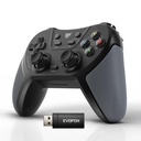 EvoFox One S V2 Universal 3-Mode 무선 게이밍 컨트롤러, 1000Hz HallSenseTM Precision Joysticks, BT, 2.4GHz 및 유선, 매크로, 빠른 유형 C 충전, PC, 모바일, 안드로이드 TV, PS4 및 콘솔 게임