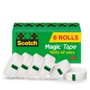 Scotch Magic Tape, 보이지 않는, 6개의 Rolls