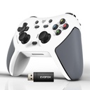 EvoFox One S V2 Universal 3-Mode 무선 게이밍 컨트롤러, 1000Hz HallSenseTM Precision Joysticks, BT, 2.4GHz 및 유선, 매크로, 빠른 유형 C 충전, PC, 모바일, 안드로이드 TV, PS4 및 콘솔 게임