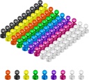 HongyiTime 90 PCS 다채로운 강한 자석 강요 Pin 자석, 사무실/ 교실 자석, 부엌 가정과 학교, 지도 자석, whiteboard 자석으로 사용하기 위하여 완벽한 8개의 분류된 색깔