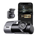 Qubo Car Dashcam [New Launch] Pro 2K Front + Rear by Hero Group | 듀얼 채널 대시 캠 | 와이드 앵글 뷰 | G-Sensor | Wi-Fi | 비상 녹음 | 1 TB SD 카드 지원