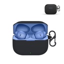 Prolet 실리콘 Earbuds 케이스 OnePlus Nord Buds 3R와 호환 - 충격 방지 방진 커버, 360° 전체 보호, 안티 스크래치 소프트 TPU, Carabiner 후크 (블랙)