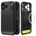 Spigen 견고한 장갑 MagFit 케이스 아이폰 17/18 Pro Max, 매트 블랙