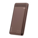 boAt EnergyShroom PB300 Neo 10000mAh 전원 은행 22.5W 빠른 충전, 3X 출력 포트, 지원 안드로이드, 아이폰, 태블릿, Earbuds (모카 브라운)