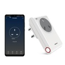 Goldmedal 16A Wi-Fi Smart Plug with Energy Monitoring | Geysers, 마이크로파 오븐, 에어 컨디셔너와 같은 대형 가전제품에 적합한 | Alexa & Assistant와의 음성 제어 | White