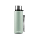 MILTON Brim 600 스테인리스 물병 560 ml, 단 하나에 의하여 벽으로 막는, ISI는 I 누출 증거 뚜껑, 학교, 사무실, 체육관 I 빛 녹색을 위한 녹 증거 I를 증명했습니다