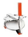 1pc Stainless Steel 6.5 Inch Roti & Puri Maker Press – Manual Hand Press Roti Maker with Handle for Chapati, Papad & Khakhra Heavy Duty Cast Iron with Stainless Steel Plates (Cast Iron Makers_1 PCs)