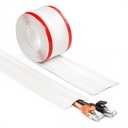 Serplex® 9.8FT/3M PVC 바닥 케이블 커버 와이어 컨실러, 자기 접착