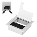 HASTHIP 책상 케이블 구멍 덮개 알루미늄 80x80mm 쉬운 설치 모자