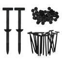 STHIRA 50Pcs 자동 패널을 위한 나일론 T 유형 강요 산 케이블 동점