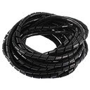 12mm X10 mtr 케이블 보호자 소매 나선형 철사 소매 케이블 포장 로봇 기계장치를 위한 폴리에틸렌과 3D 인쇄 기계 CNC 기계 컴퓨터 PC 텔레비젼 또는 상업적인 (검정 10mtr)를 위해 사용되는 전기 철사