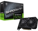 MSI 게이밍 RTX 5050 8G 섀도 2X OC 그래픽 카드 (8GB GDDR6,128-bit, Extreme Performance: 2617MHz, DisplayPort x3 2.1a, HDMI 2.1b, NVIDIA Blackwell Architecture)