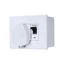 Panasonic 20 Amp 단일 폴 MCB 인클로저 및 헤비 듀티 ISI 3 핀 플러그 탑 (흰색, 98488)와 모듈 AC 박스에 의해 앵커