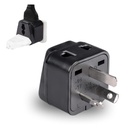 Orei 인도 호주 플러그, 뉴질랜드 및 중국 및 기타 - 유형 I - 2 in 1 - 노트북, 카메라 USB 충전기 및 기타 - CE 인증 - Rohs Compliant - 검정 - 5 년 보증