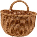 Zerodeko Fruit Baskets Snack Storage Woven Wall Basket Kitchen Storage Bin Home Decor