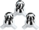 Ice Cream Machine Universal Modeling Cap, Compatible With Donper Ice Cream Maker Pattern Nozzle Accessories(D-3PCS)
